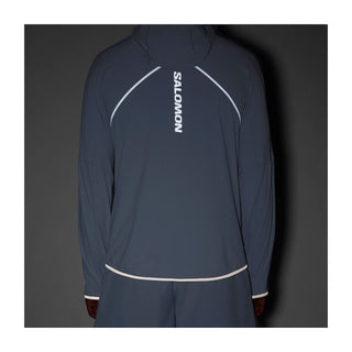 Salomon Mens Sense Aero Hybrid Half Zip Midlayer | Trade Winds