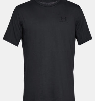 Under Armour Left Chest Logo Tee | Black