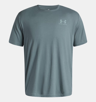 Under Armour Left Chest Logo Tee | Jasper Blue