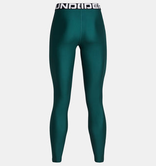 Under Armour Womens Heat Gear Authentics Leggings | Hydro Teal/White