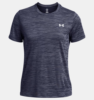 Under Armour Women's Tech Textured Short Sleeve | Midnight Navy/White