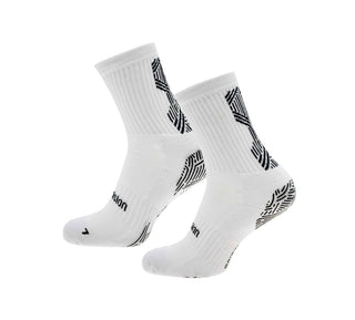 Precision Origin.0 Grip Socks | White/Black