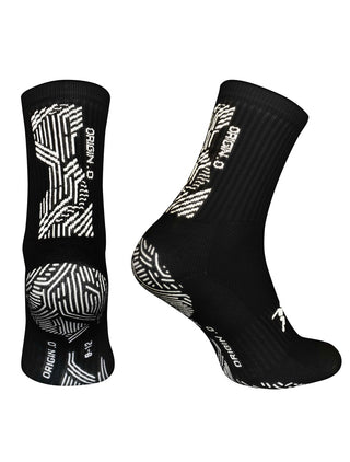 Precision Origin.0 Grip Socks | Black/White