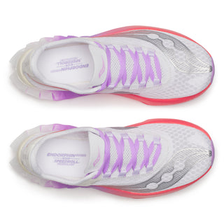 Saucony Womens Endorphin Pro 4 | White/Crocus