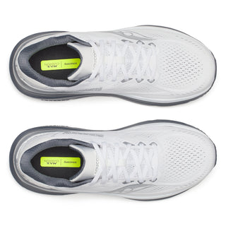 Saucony Mens Guide 19 | White/Shadow