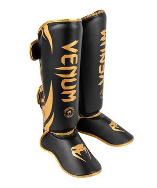 Venum Challenger Standup Shin Guards | Black/Gold