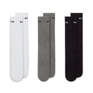 Nike Everyday Cushioned Crew Socks | White/Black/Grey