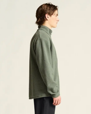 Craft Join Pile Fleece Half Zip | Leaf