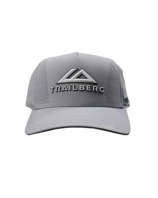 Trailberg Strata 5 Panel Cap | Lunar Grey/White