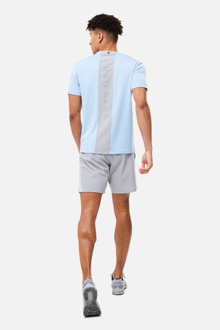 Trailberg Mens Cloud SS24 Tee | Sky/Grey