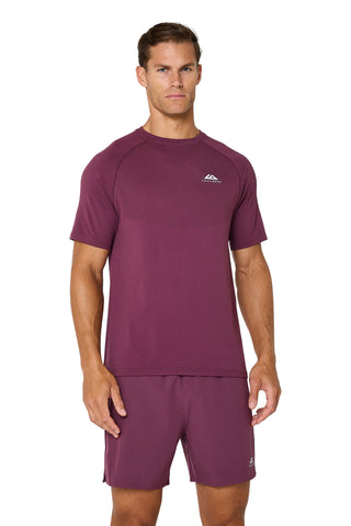 Trailberg Driftline Seamless T-Shirt | Deep Merlot