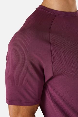 Trailberg Driftline Seamless T-Shirt | Deep Merlot