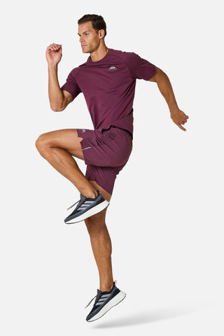 Trailberg Essentials 2.0 Shorts | Deep Merlot