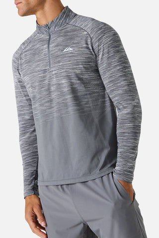 Trailberg Arc Seamless 1/4 Zip | Nightfall Grey