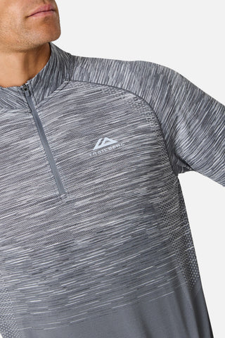Trailberg Arc Seamless 1/4 Zip | Nightfall Grey