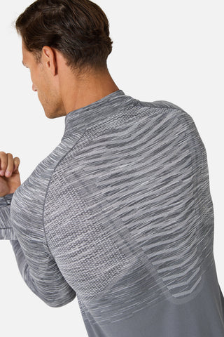 Trailberg Arc Seamless 1/4 Zip | Nightfall Grey