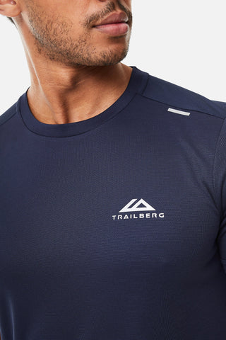Trailberg Crest Tee | Black Iris