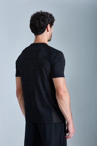 Trailberg Form Seamless Tee | Black/Moon Grey