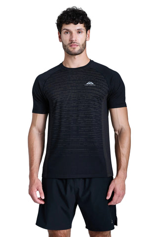 Trailberg Form Seamless Tee | Black/Moon Grey