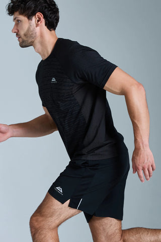 Trailberg Form Seamless Tee | Black/Moon Grey