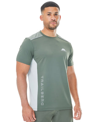 Trailberg Triathlon Tee | Dark Fern/Pine Dust