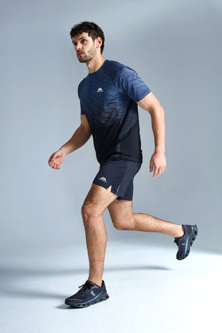 Trailberg Stride Seamless Tee | Deep Ocean/Aqua Eclipse