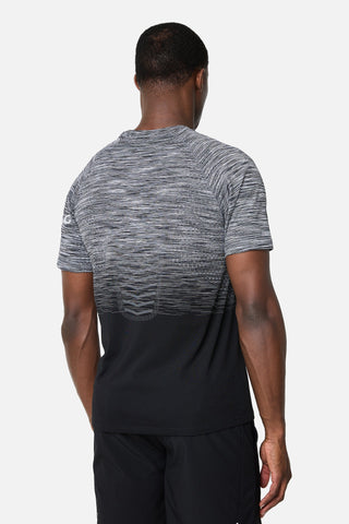 Trailberg Arc Seamless Tee | Black/Moon Grey