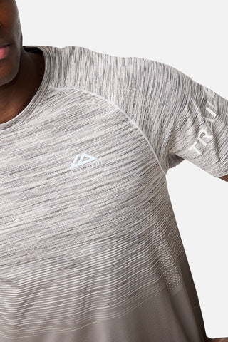 Trailberg Arc Seamless Tee | Mocha/Pebblestone