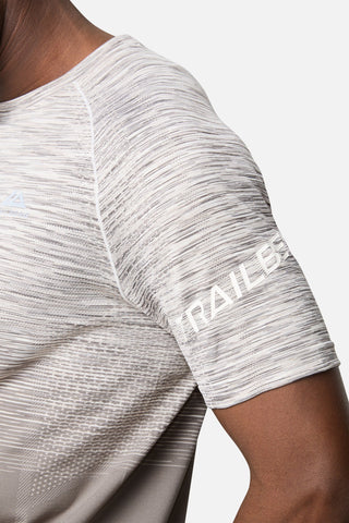 Trailberg Arc Seamless Tee | Mocha/Pebblestone