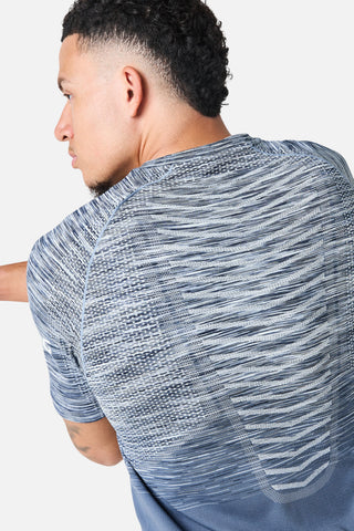 Trailberg Arc Seamless Tee | Breeze/Storm Blue