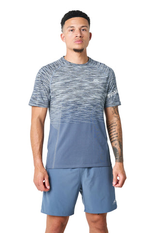 Trailberg Arc Seamless Tee | Breeze/Storm Blue