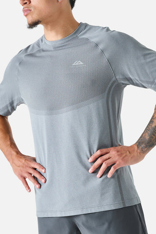 Trailberg Fusion Seamless T-Shirt | Lunar Grey/Graphite