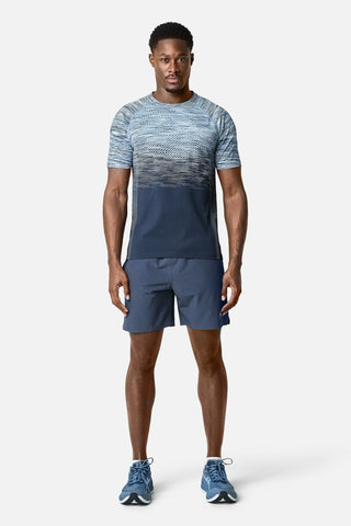 Trailberg Apex Seamless Tee | Storm Blue/Iceberg