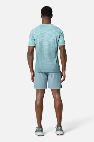 Trailberg Apex Seamless Tee | Frosted Denim/ Polar Breeze
