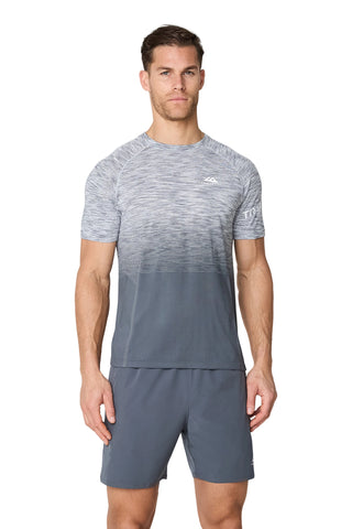 Trailberg Arc Seamless Tee | Graphite Grey/Lunar