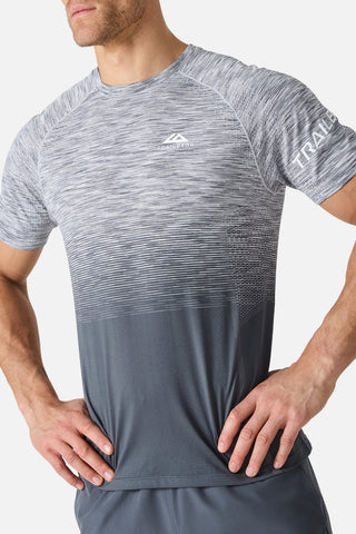 Trailberg Arc Seamless Tee | Graphite Grey/Lunar