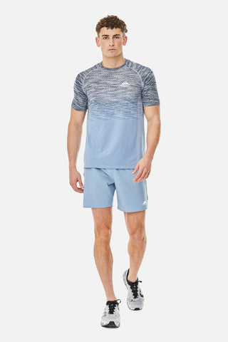 Trailberg Apex Seamless Tee | Faded Denim