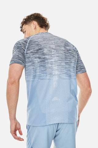 Trailberg Apex Seamless Tee | Faded Denim