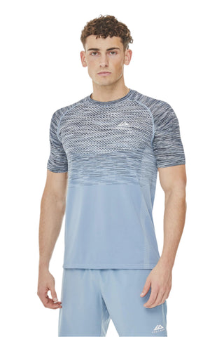 Trailberg Apex Seamless Tee | Faded Denim