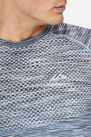 Trailberg Apex Seamless Tee | Faded Denim