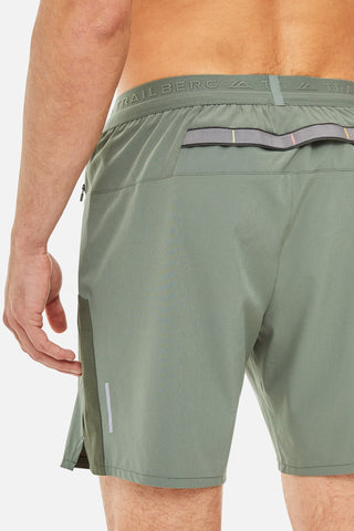 Trailberg Triathlon Shorts | Agave Green