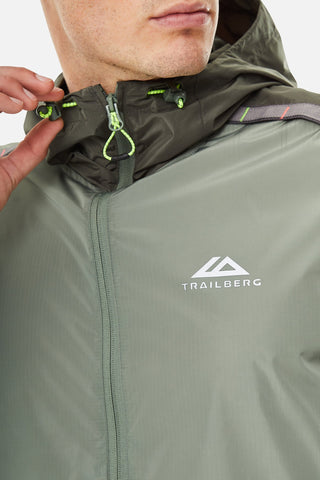 Trailberg Triathlon Windbreaker | Agave Green