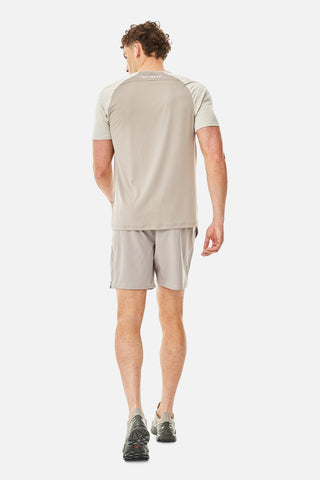 Trailberg Axis Jacquard Tee | Moon Rock