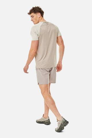 Trailberg Axis Jacquard Tee | Moon Rock