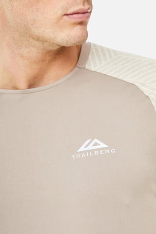 Trailberg Axis Jacquard Tee | Moon Rock