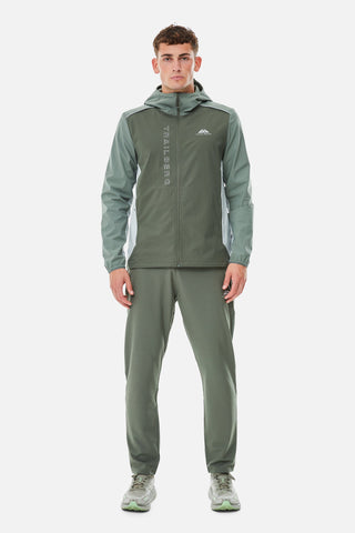 Trailberg Triathlon Windbreaker | Dark Fern/Pine Dust