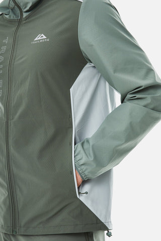 Trailberg Triathlon Windbreaker | Dark Fern/Pine Dust