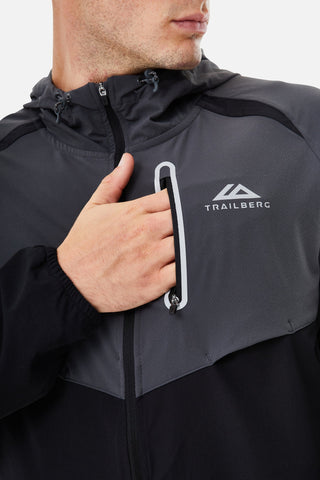 Trailberg Cloud Hood | Black/Volcano Grey