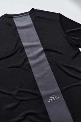 Trailberg SS25 Cloud Tee | Black/Volcano Grey