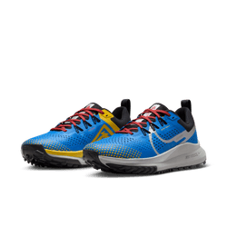 Nike Womens React Pegasus Trail 4 | Light Photo Blue/Metallic Silver